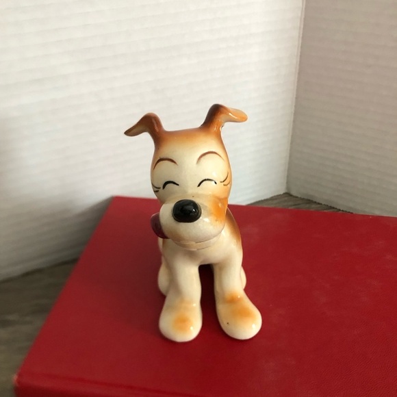 Vtg Occupied Japan Ceramic Dog Figurine - Picture 6 of 14